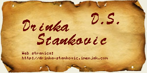 Drinka Stanković vizit kartica